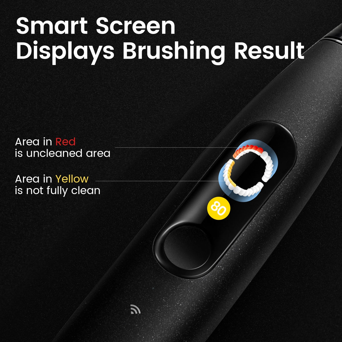 Oclean X Ultra S Sonic Toothbrush - Smart Screen Displays Brushing Results