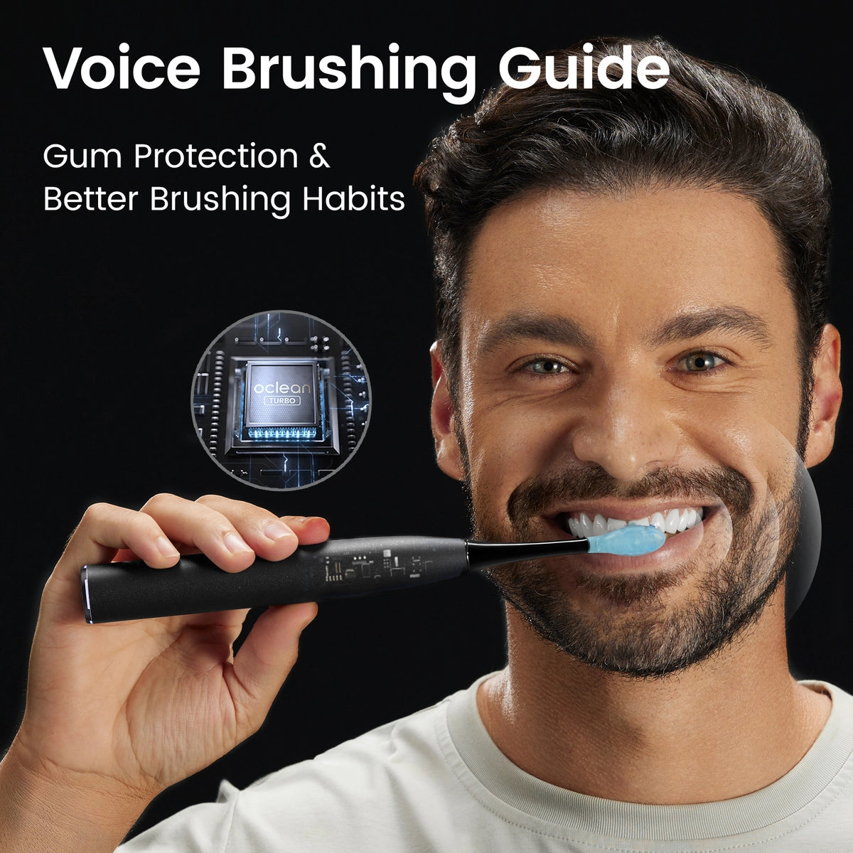 Oclean X Ultra S Sonic Toothbrush - Voice Brushing Guide