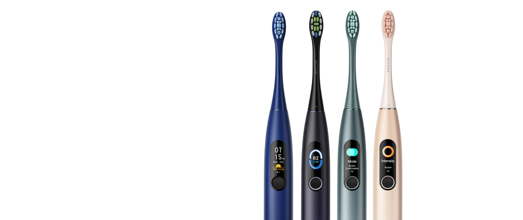 Oclean X Pro fogkefe Premium csomag - ma féláron kuponnal! 2 Oclean X Pro fogkefe használat közben