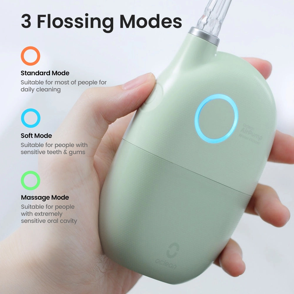 Oclean AirPump A10 Water-Flossing Modes