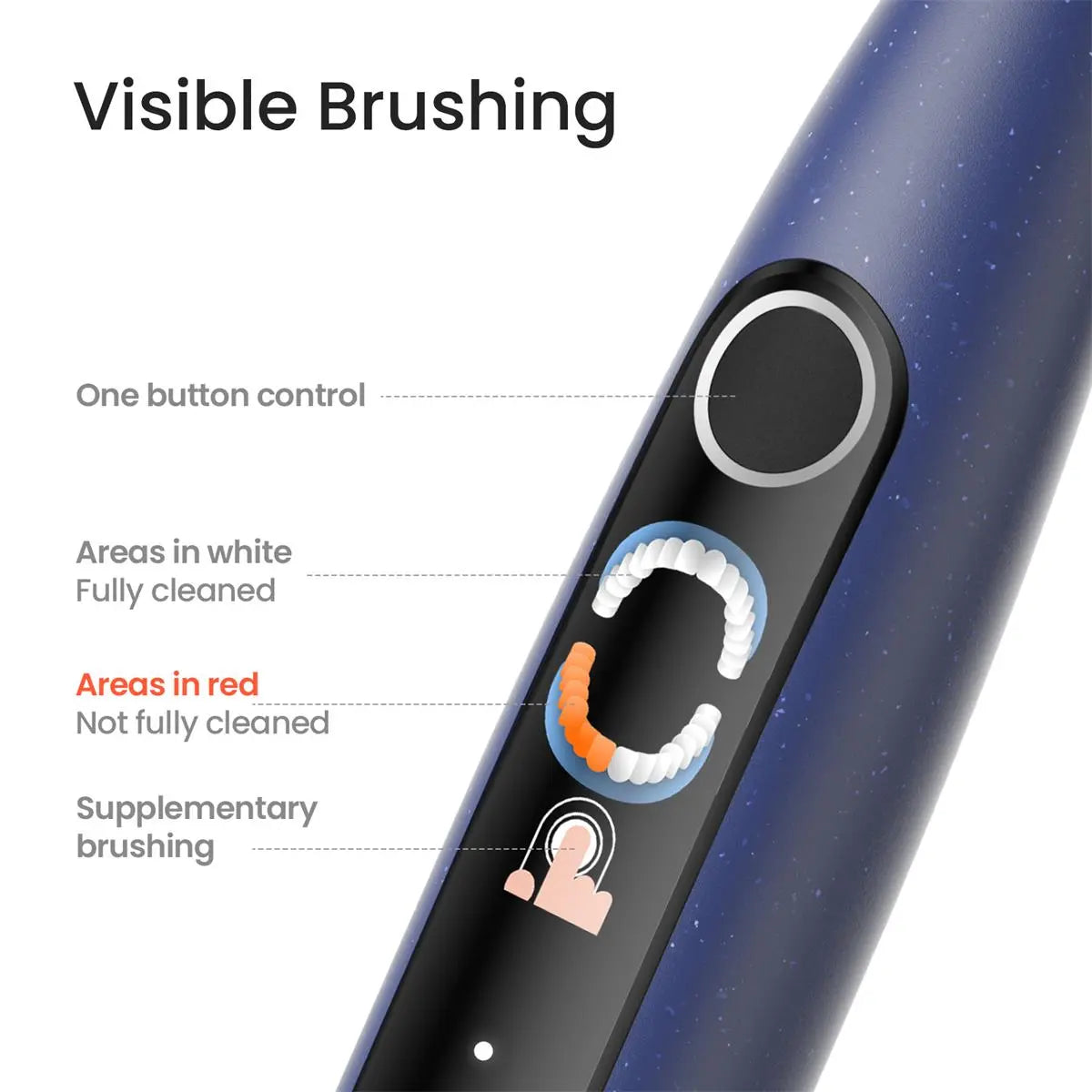 Oclean X Lite Smart Sonic Toothbrush-Visible Brushing