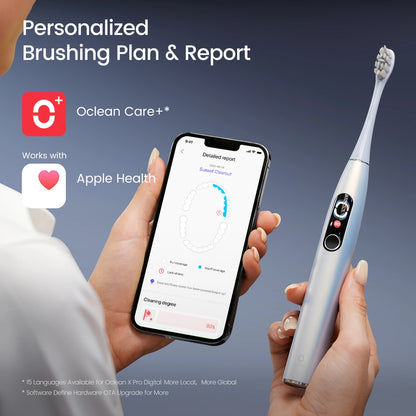 Oclean X Pro Digital Sonic Toothbrush-Oclean Care App