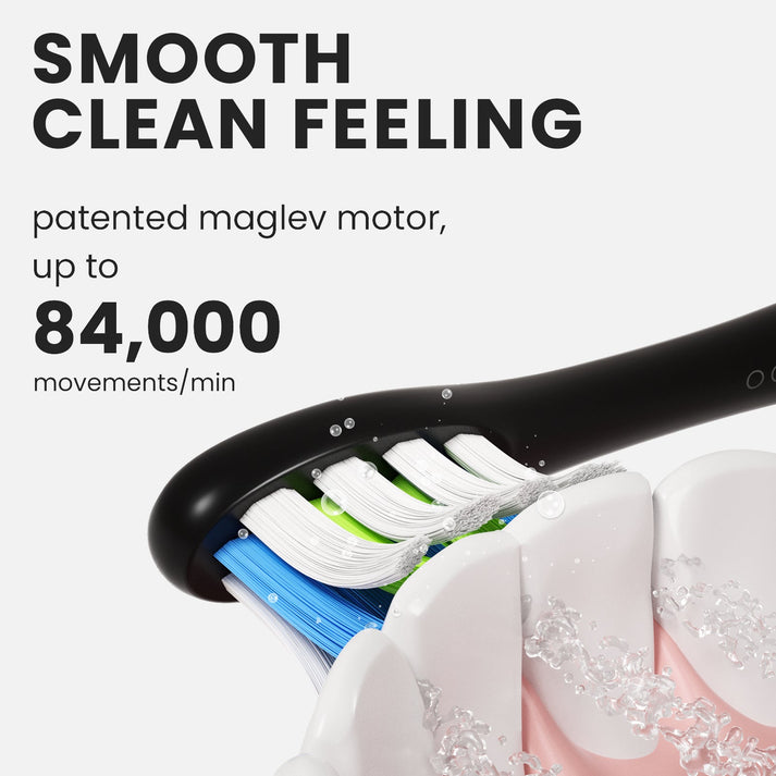 Oclean X Pro fogkefe érintőképernyő kezelőfelülete